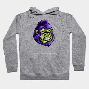 Zombie Gorilla Head Hoodie